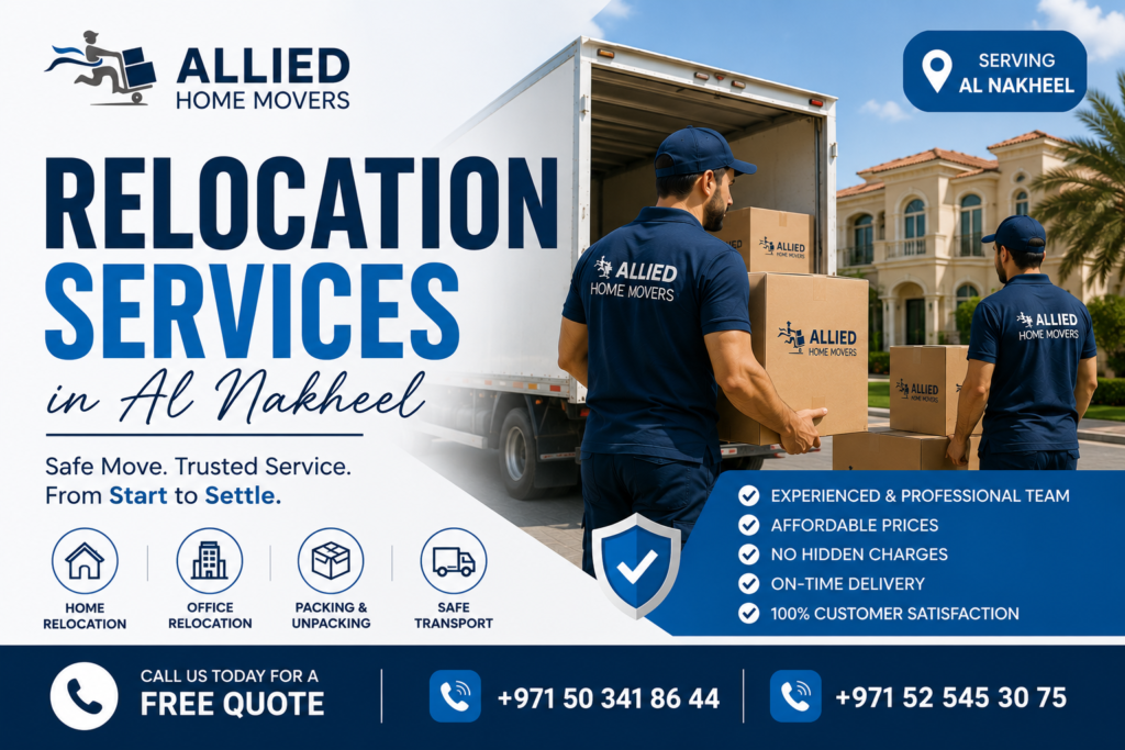 Movers and packers in Al Nakheel