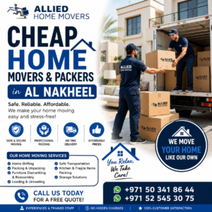 Cheap Movers and Packers in Al Nakheel