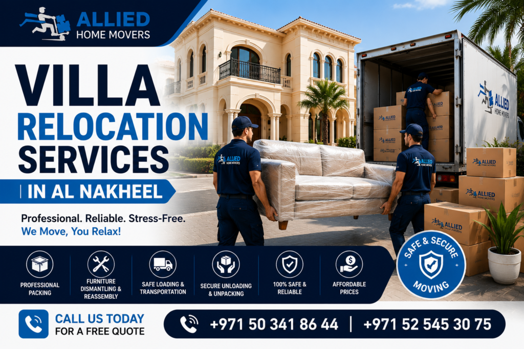 Villa Movers in Al Nakheel