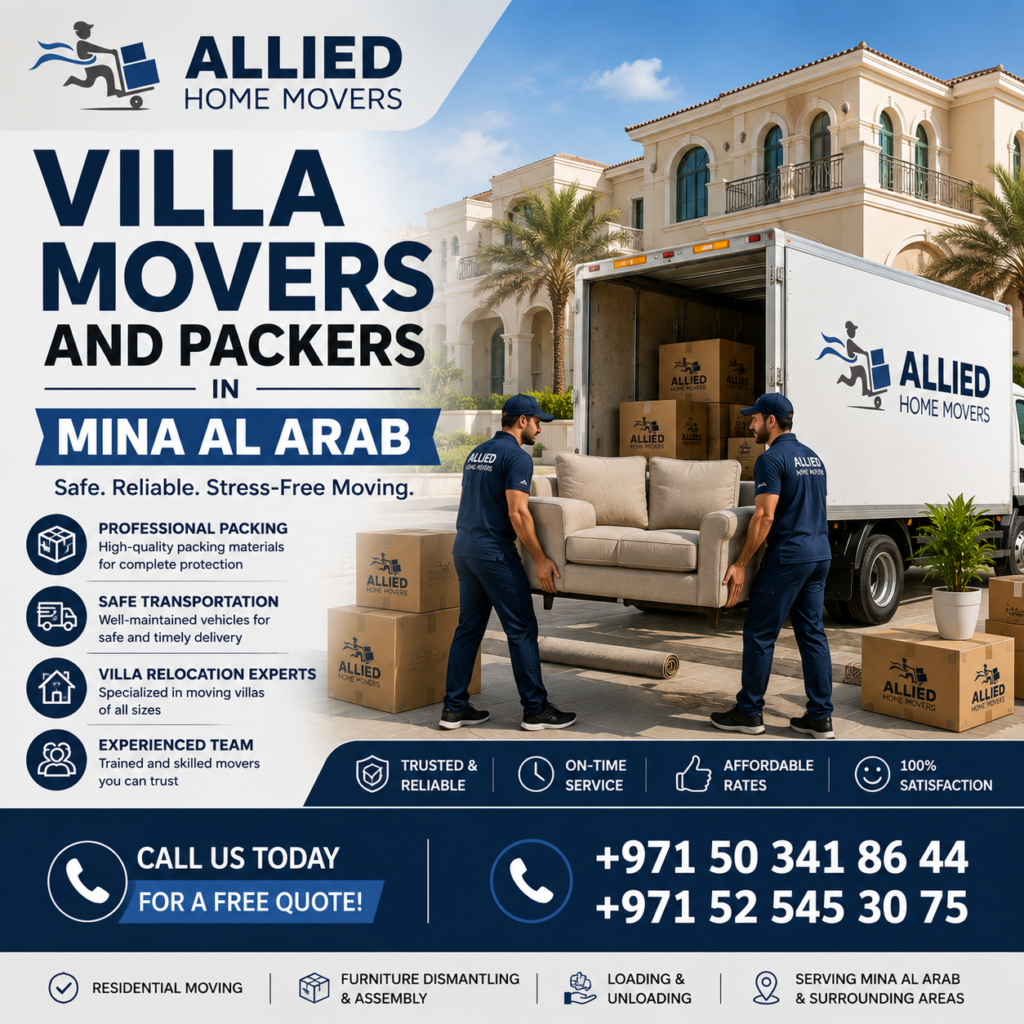 Home Movers and Packers in Mina Al Arab