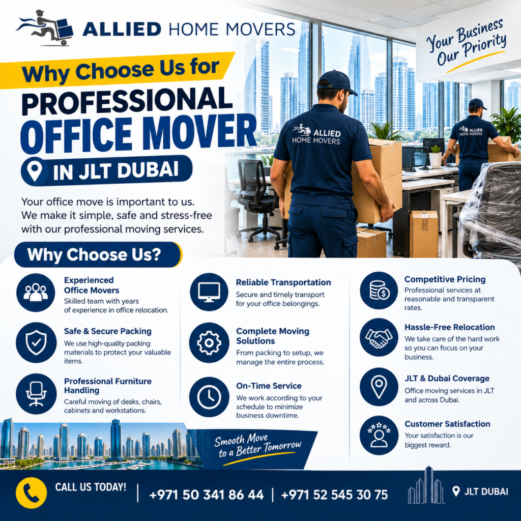 Professional Office Mover in JLT