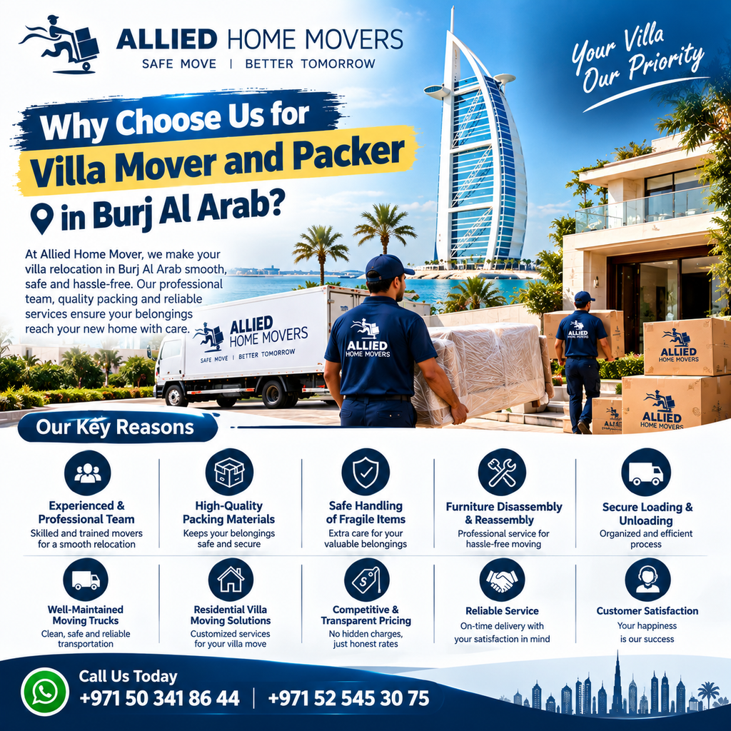 Villa Mover and Packer in Burj Al Arab