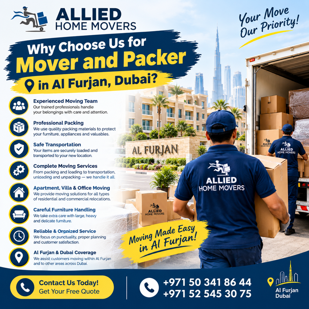 Mover and Packer in Al Furjan