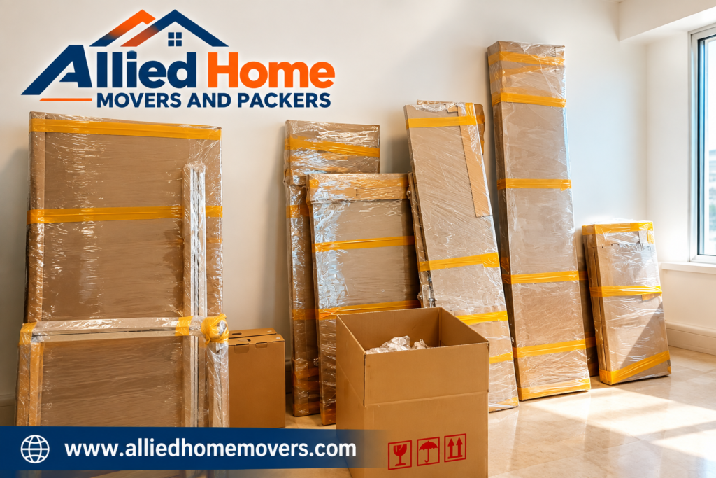 Allied Home Movers Packing Room